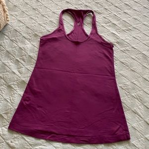 Lululemon purple plum cool racerback tank 8